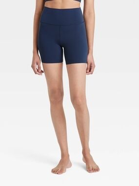 Women's Everyday Soft Ultra High-Rise Bike Shorts 6" - All In Motion' Navy Blue